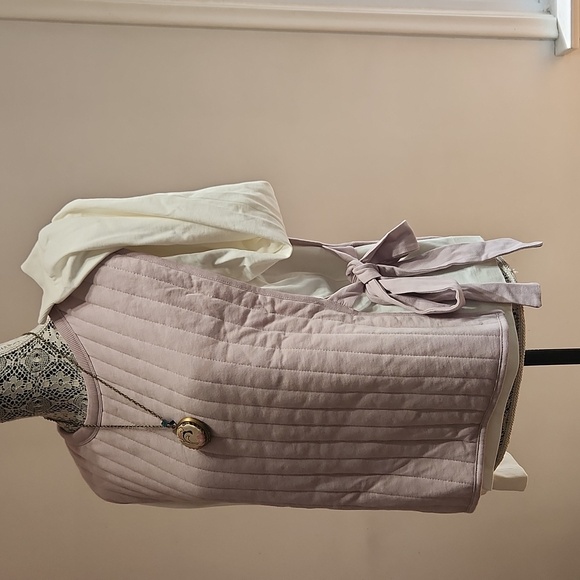 [M->XL] ZARA long sleeved shirt with a quilted vest - medium but can fit bigger - Picture 2 of 4